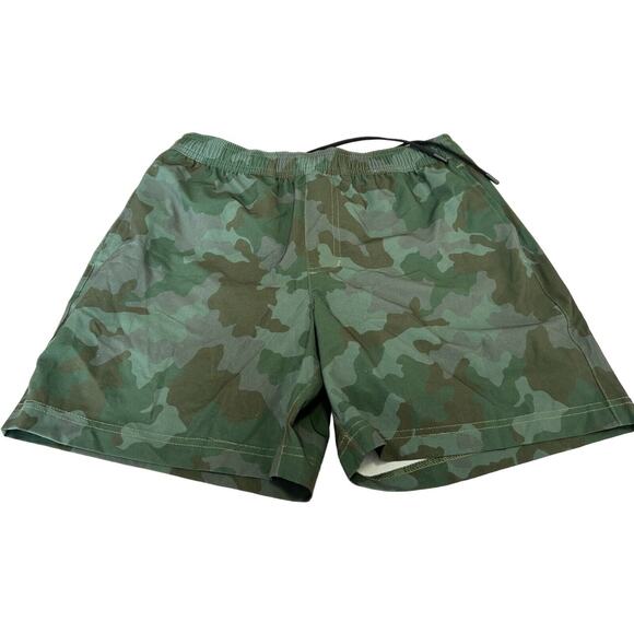 Chubbies 5.5 Inch Athletic Shorts Men Small Green Camo Print Lined NWOT - Picture 1 of 6